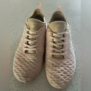 Women’s APL Techloom Phantom blush colored tennis shoe size 10